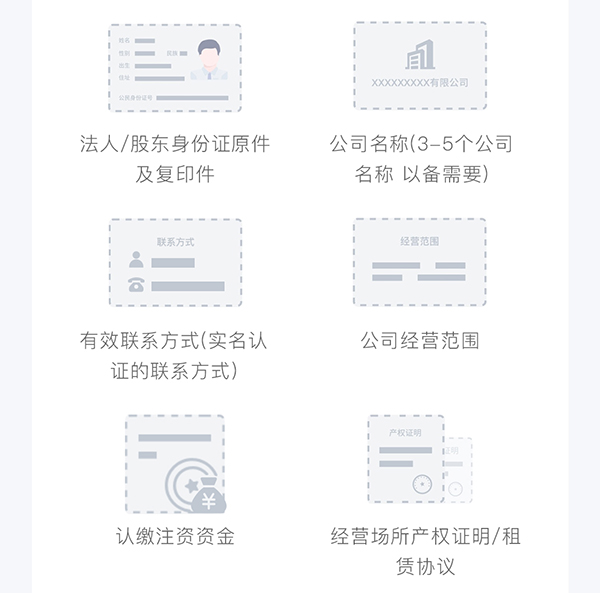 公司注册材料