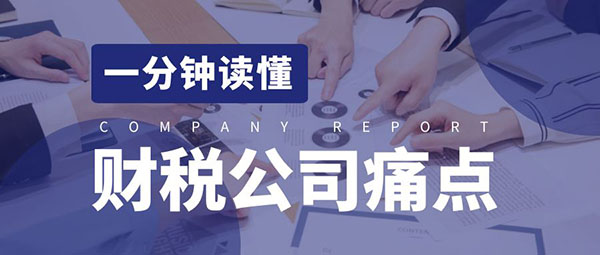 财税公司的痛点和解决方案