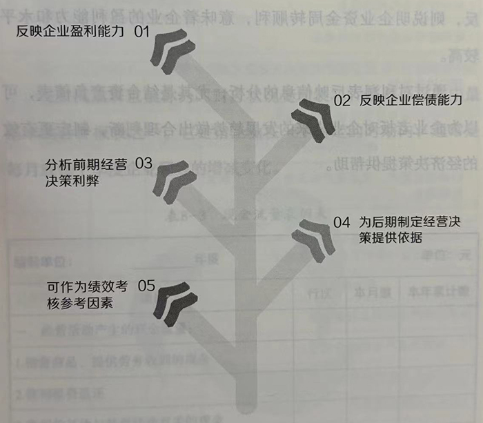 检验财务管控结果的利润表